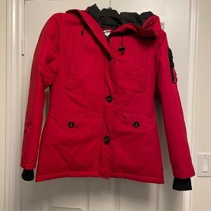 Echo Red Ladies Down winter ski jacket